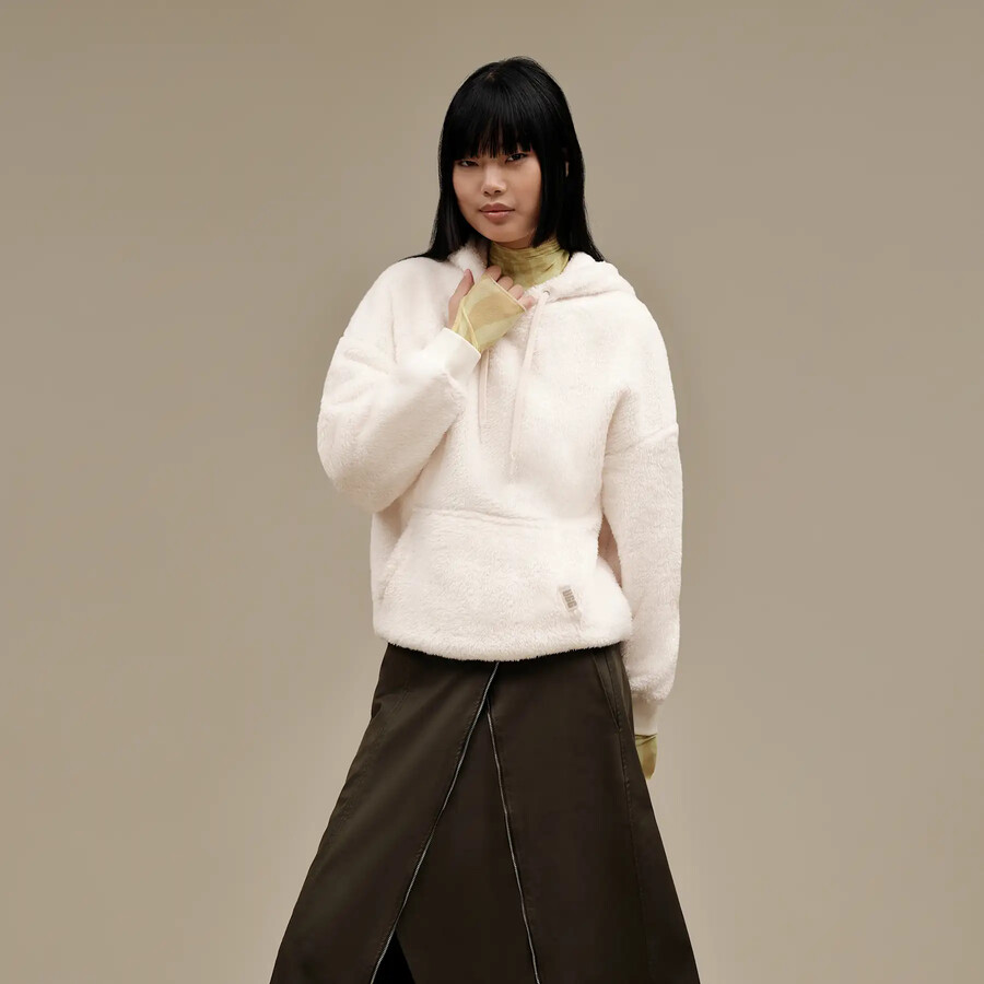 bluza z kapturem loyra sherpa