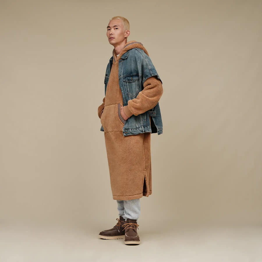 bluza z kapturem uggfluff oversized