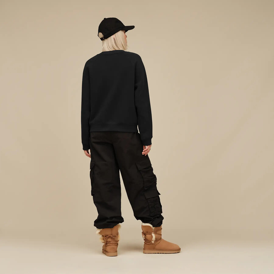 bluza z okrągłym dekoltem z logo ugg