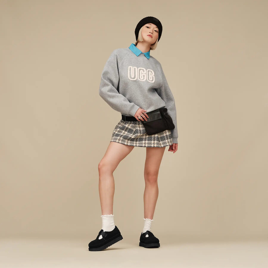 bluza z okrągłym dekoltem z logo ugg