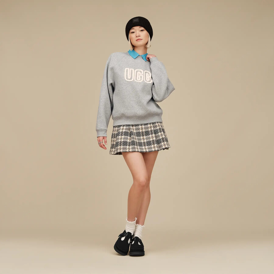 bluza z okrągłym dekoltem z logo ugg