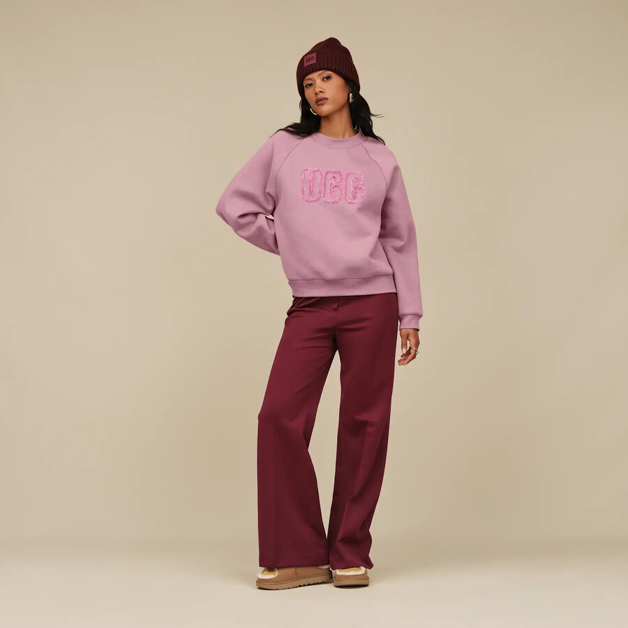 bluza z okrągłym dekoltem z logo ugg