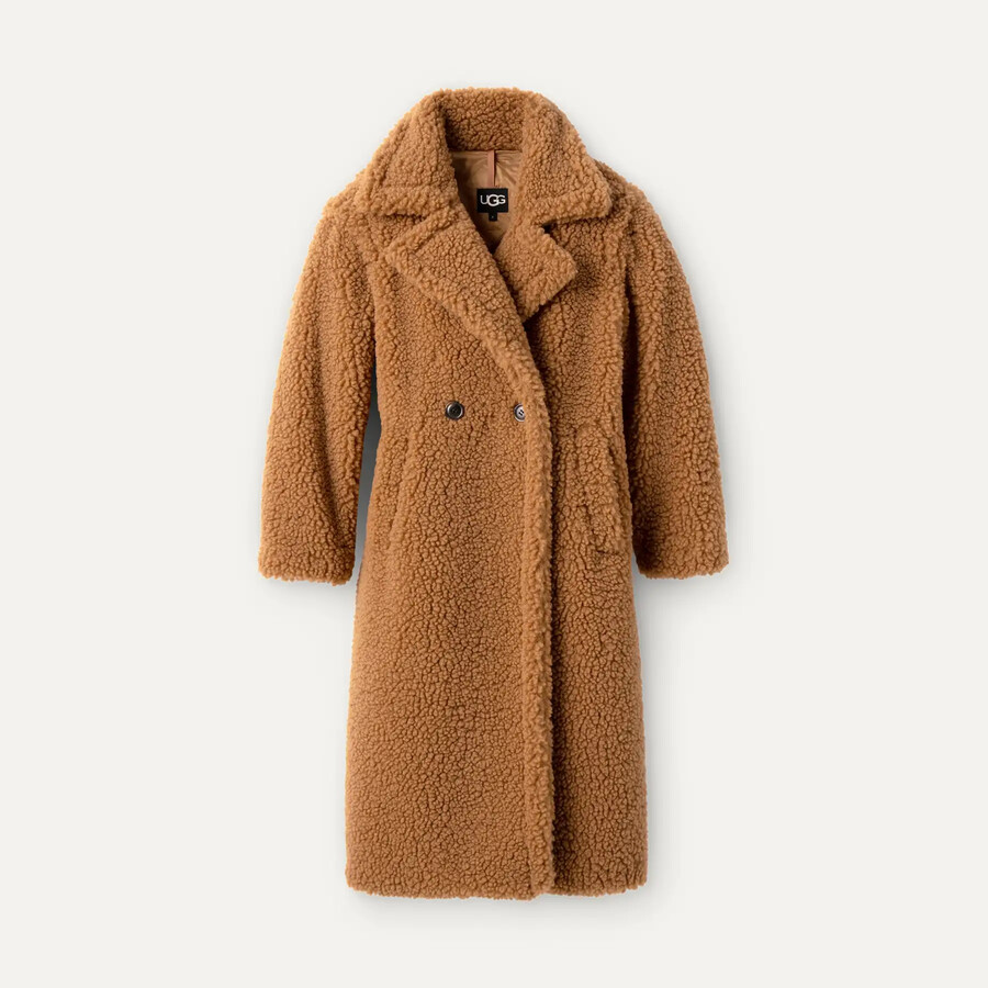 długi płaszcz gertrude teddy