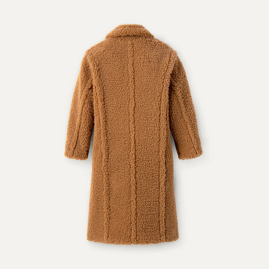 długi płaszcz gertrude teddy