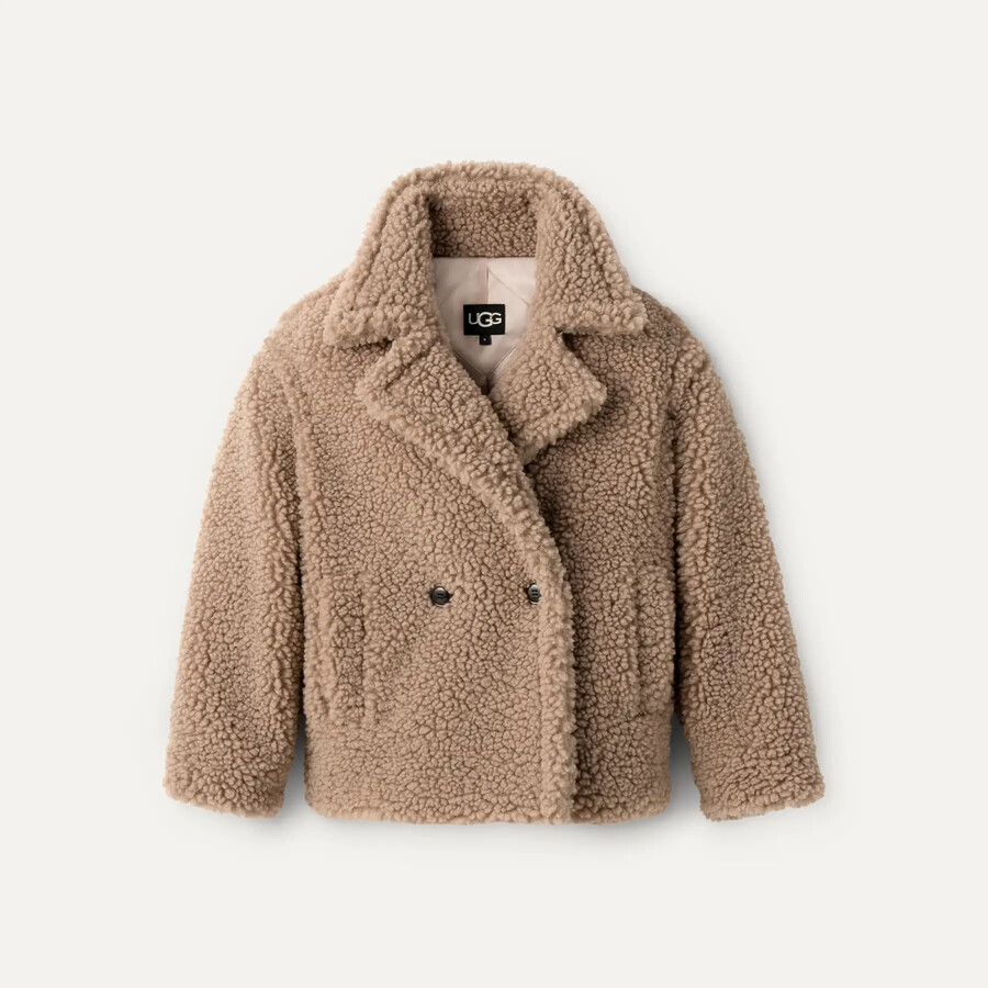 krótki płaszcz gertrude teddy
